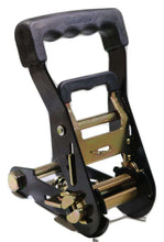 Load image into Gallery viewer, 2" Heavy Duty Strap Ratchet w/ Rubber Ergonomic Grip and Pull - 4,400 lb. WLL | 2HDSWR