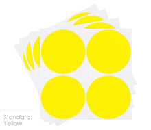 Load image into Gallery viewer, 2" Permanent Color-Code Round Dot Inventory Labels: 100/Pack