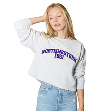 Load image into Gallery viewer, Northwestern Wildcats Established Gray Crewneck