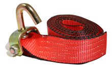 Load image into Gallery viewer, 2" x 10 Ft Wheel Strap w/ Rubber Cleats &amp; Swivel J Hook