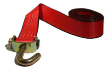 Load image into Gallery viewer, 2" x 10 Ft Wheel Strap w/ Rubber Cleats &amp; Swivel J Hook