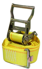 Load image into Gallery viewer, 2" x 12 Ft Ratchet Strap with Butterfly Fittings for F-Track | R12BF