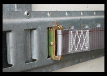 Load image into Gallery viewer, 2 in x 20 Ft Van Ratchet Strap Logistic E-Track w/ Spring E | 4 PACK