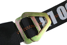 Load image into Gallery viewer, 2" x 8 Ft Axle Wrap Auto Tie Down Ratchet Strap w/ Snap Hooks| BLACK