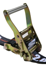 Load image into Gallery viewer, 2" x 8 Ft Axle Wrap Auto Tie Down Ratchet Strap w/ Snap Hooks| BLACK