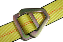 Load image into Gallery viewer, 2" x 8 Ft Axle Wrap Auto Tie Down Ratchet Strap w/ Snap Hooks | YELLOW