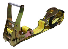 Load image into Gallery viewer, 2" x 8 Ft Axle Wrap Auto Tie Down Ratchet Strap w/ Snap Hooks | YELLOW