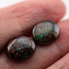 Load image into Gallery viewer, Two Circles Natural Australian Boulder Opal Loose Gemstone 5.46ct