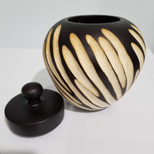 Load image into Gallery viewer, Savanna Bloom Handcrafted Wooden Jar
