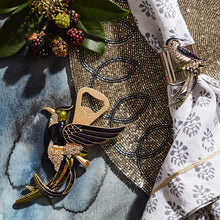 Load image into Gallery viewer, Bird napkin rings, set of two