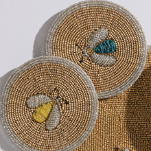 Load image into Gallery viewer, Sparkle bee coasters