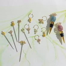 Load image into Gallery viewer, Tropical wine charms