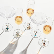 Load image into Gallery viewer, Jeweled wine charms