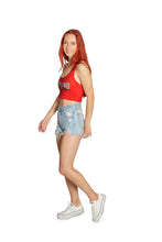 Load image into Gallery viewer, Maryland Terps Red Crop Tank Top
