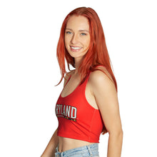 Load image into Gallery viewer, Maryland Terps Red Crop Tank Top