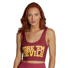 Load image into Gallery viewer, Arizona State ASU Fork 'Em Crop Tank Top