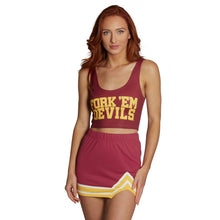 Load image into Gallery viewer, Arizona State ASU Fork 'Em Crop Tank Top