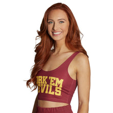 Load image into Gallery viewer, Arizona State ASU Fork 'Em Crop Tank Top