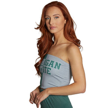 Load image into Gallery viewer, Michigan State Two Tone Tube Top