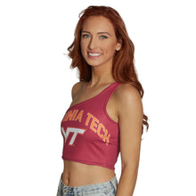 Load image into Gallery viewer, Virginia Tech Maroon One Shoulder Top