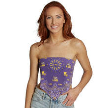 Load image into Gallery viewer, LSU Bandana Top