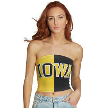Load image into Gallery viewer, Iowa Hawkeyes Two Tone Tube Top
