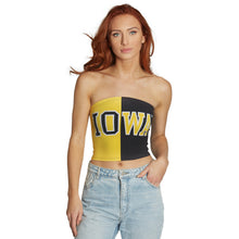 Load image into Gallery viewer, Iowa Hawkeyes Two Tone Tube Top