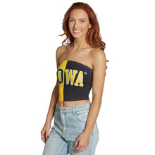 Load image into Gallery viewer, Iowa Hawkeyes Two Tone Tube Top