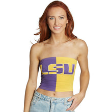 Load image into Gallery viewer, LSU Two Tone Tube Top