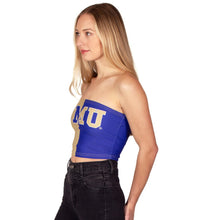 Load image into Gallery viewer, JMU Two Tone Tube Top