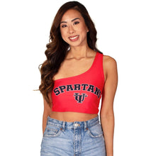 Load image into Gallery viewer, Tampa Spartans Red One Shoulder Top