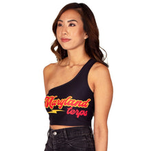 Load image into Gallery viewer, Maryland Terps Lightning One Shoulder Top