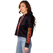 Load image into Gallery viewer, Maryland Terps Black Varsity Furry Hoodie