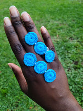 Load image into Gallery viewer, Triple Circle Drop Earrings