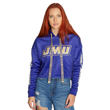 Load image into Gallery viewer, JMU Varsity Furry Hoodie