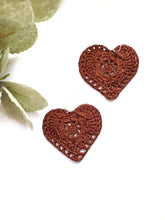 Load image into Gallery viewer, Statement Heart Earrings