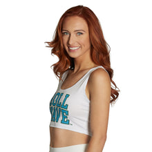 Load image into Gallery viewer, Tulane Roll Wave Crop Tank Top