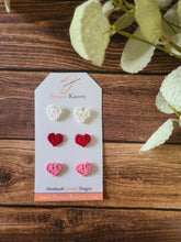 Load image into Gallery viewer, Mirco Heart Stud Pack