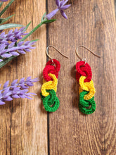 Load image into Gallery viewer, Juneteenth Earrings Linked