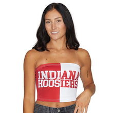 Load image into Gallery viewer, Indiana Hoosiers Two Tone Tube Top