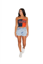 Load image into Gallery viewer, Illinois Fighting Illini Two Tone Tube Top