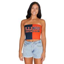Load image into Gallery viewer, Illinois Fighting Illini Two Tone Tube Top