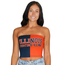 Load image into Gallery viewer, Illinois Fighting Illini Two Tone Tube Top