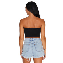 Load image into Gallery viewer, Syracuse Black Bandeau Top