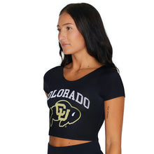 Load image into Gallery viewer, Colorado Boulder Black Babydoll Tee