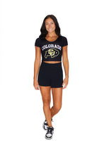 Load image into Gallery viewer, Colorado Boulder Black Babydoll Tee