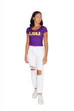 Load image into Gallery viewer, LSU Purple Babydoll Tee