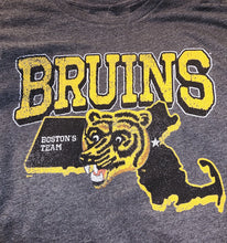 Load image into Gallery viewer, Boston Bruins Centennial Massachusetts Team Vintage Tri-Blend Shirt