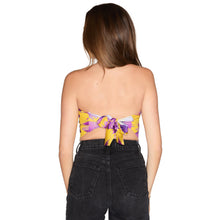 Load image into Gallery viewer, LSU Tie Dye Bandana Top