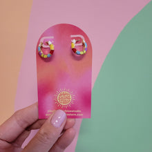Load image into Gallery viewer, Summer Rainbow Hoops